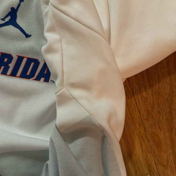 Florida Gators Air Jordan Dri-Fit Polo Men's White/Light Gray New - Picture 7 of 7